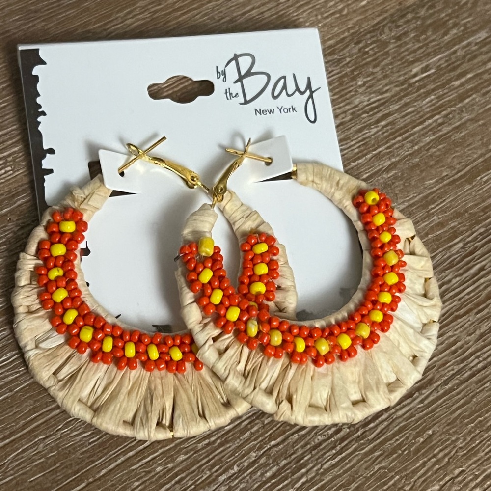 New Boho Wicker Style Earrings